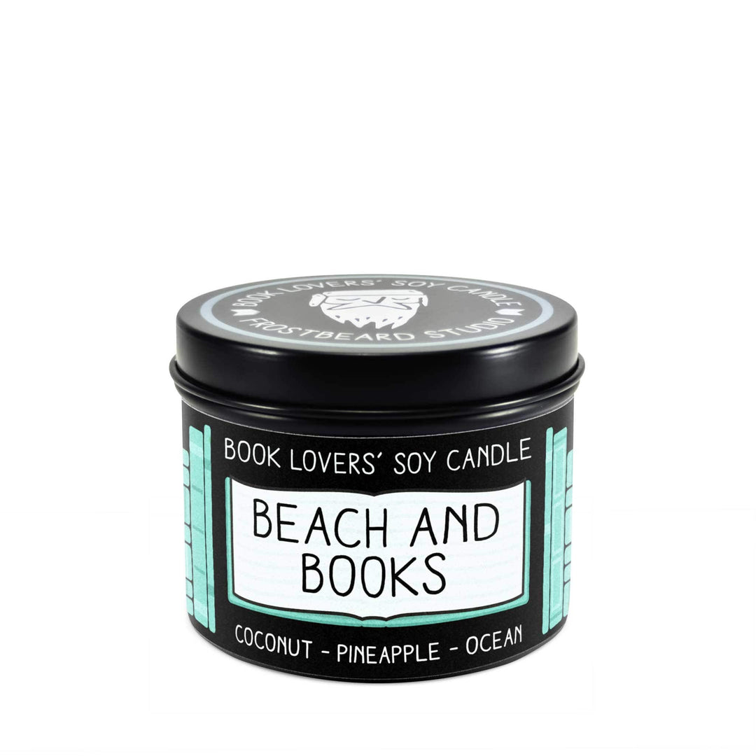 Beach & Books  -  4 oz Tin  -  4 oz Tin  -  Frostbeard Studio