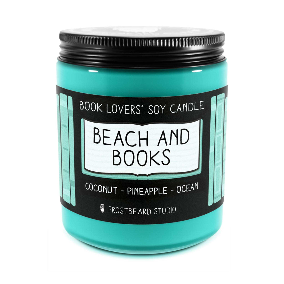Beach & Books  -  8 oz Jar  -  8 oz Jar  -  Frostbeard Studio