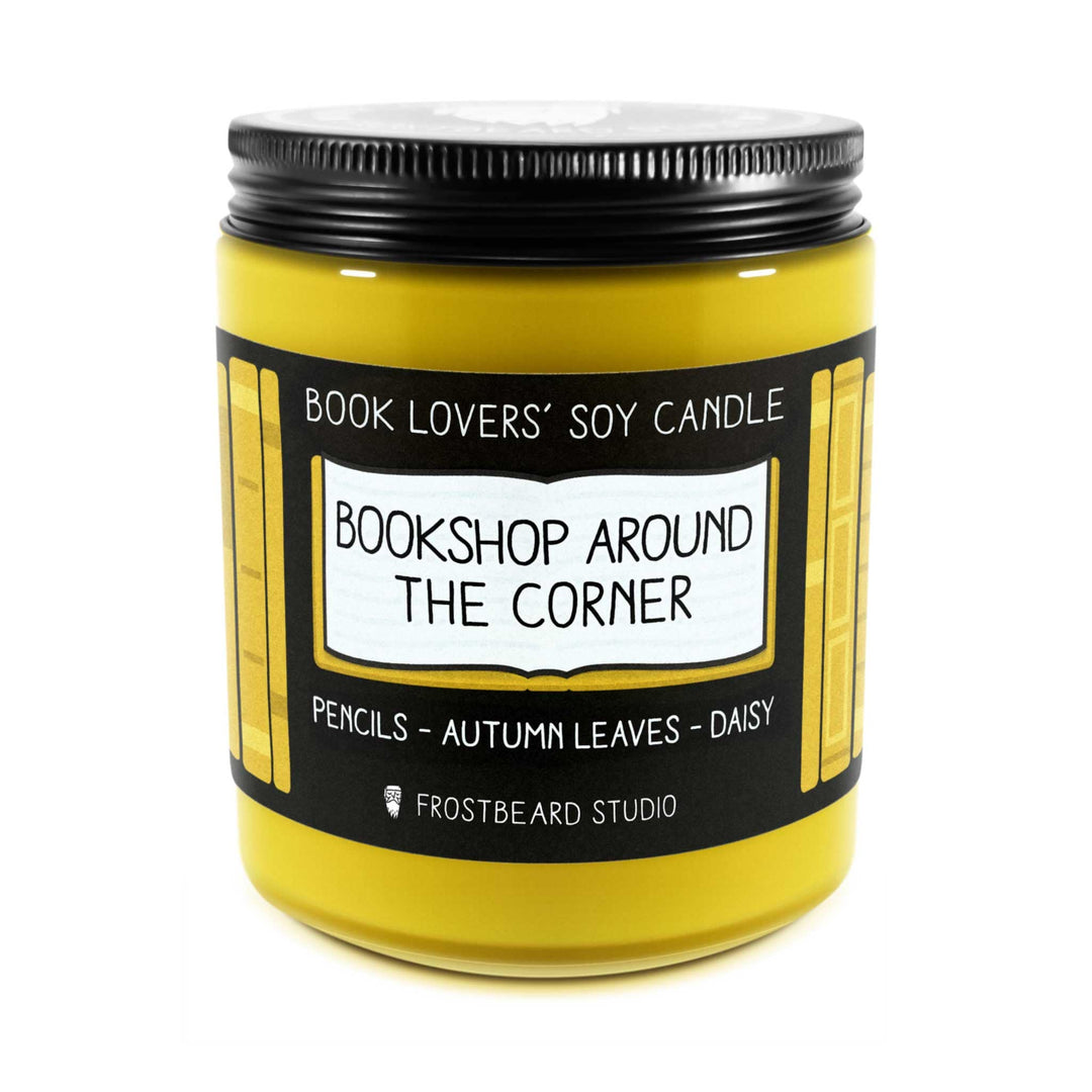 Bookshop Around the Corner  -  8 oz Jar  -  8 oz Jar  -  Frostbeard Studio