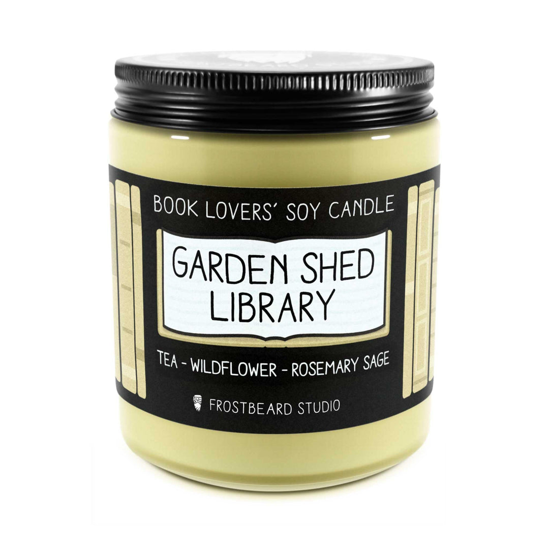 Garden Shed Library  -  8 oz Jar  -  8 oz Jar  -  Frostbeard Studio