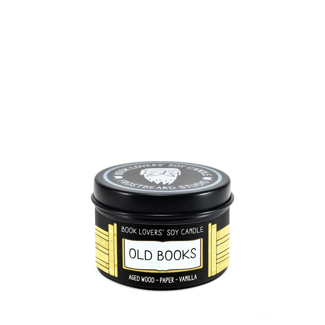 Old Books  -  2 oz Tin  -  2 oz Tin  -  Frostbeard Studio