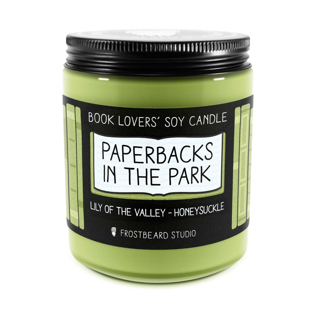 Paperbacks in the Park  -  8 oz Jar  -  8 oz Jar  -  Frostbeard Studio