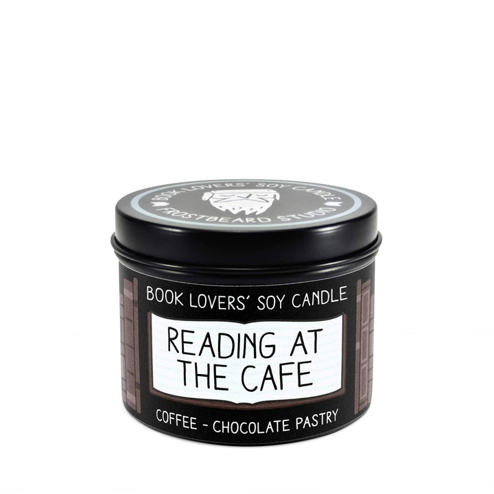Reading at the Cafe  -  4 oz Tin  -  4 oz Tin  -  Frostbeard Studio