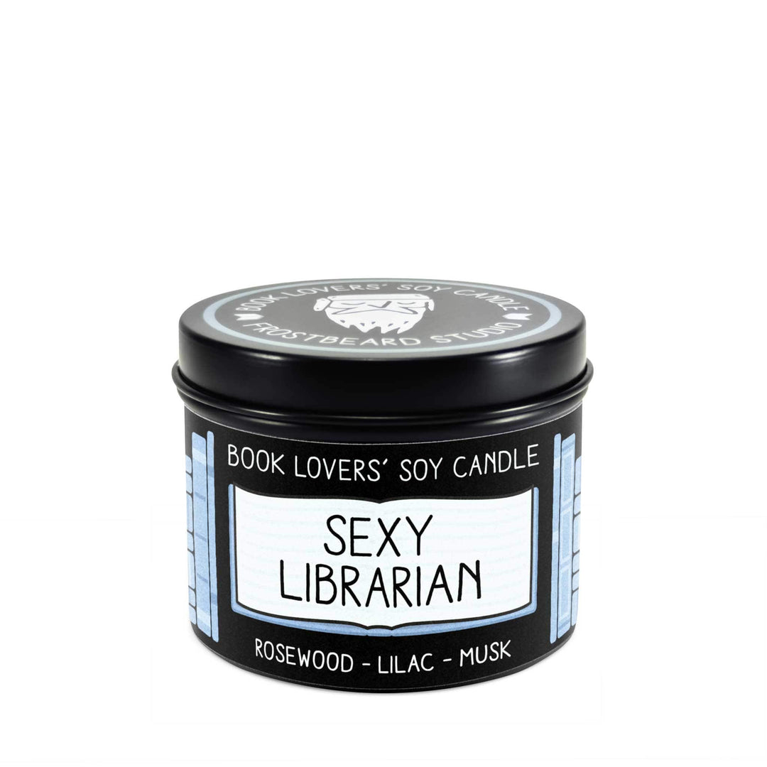 Sexy Librarian  -  4 oz Tin  -  4 oz Tin  -  Frostbeard Studio