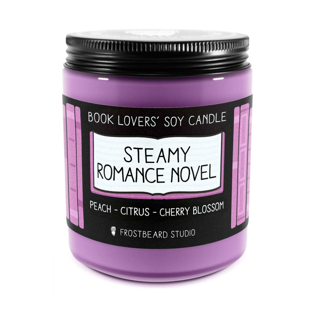 Steamy Romance Novel  -  8 oz Jar  -  8 oz Jar  -  Frostbeard Studio