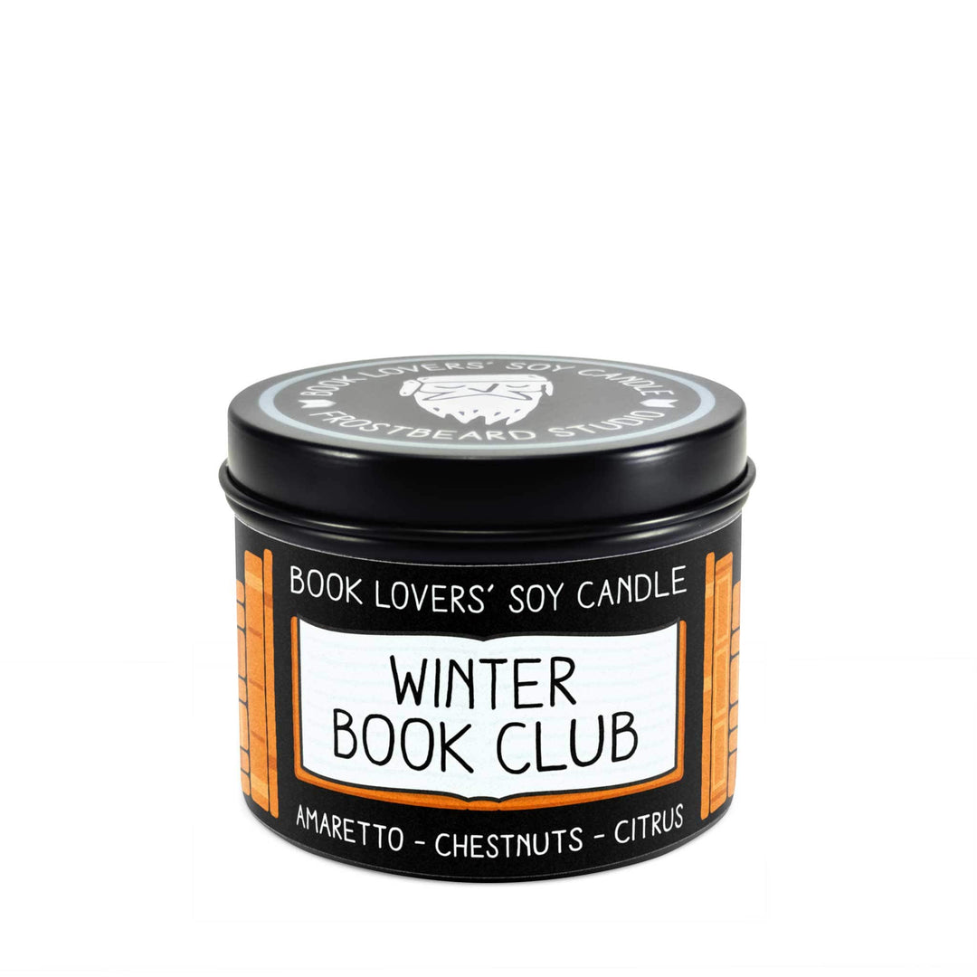 Winter Book Club  -  4 oz Tin  -  4 oz Tin  -  Frostbeard Studio