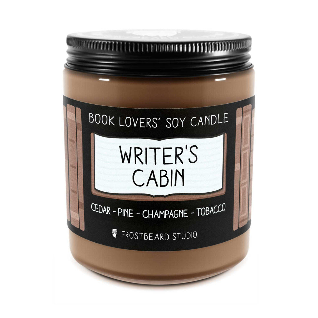 Writer's Cabin  -  8 oz Jar  -  8 oz Jar  -  Frostbeard Studio